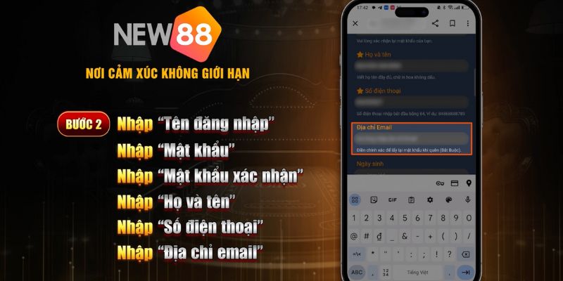 Đăng ký chơi game tại nhà cái trên app điện thoại đơn giản