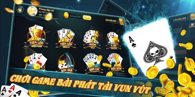 Trò chơi thay vì thưởng tiền mặt bạn sẽ giao dịch thông qua thẻ game